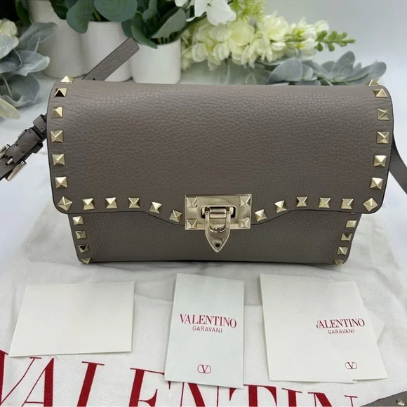 SOLD!!!! Women’s Valentino Garavani grey calf, skin leather shoulder bag - Picture 5 of 16